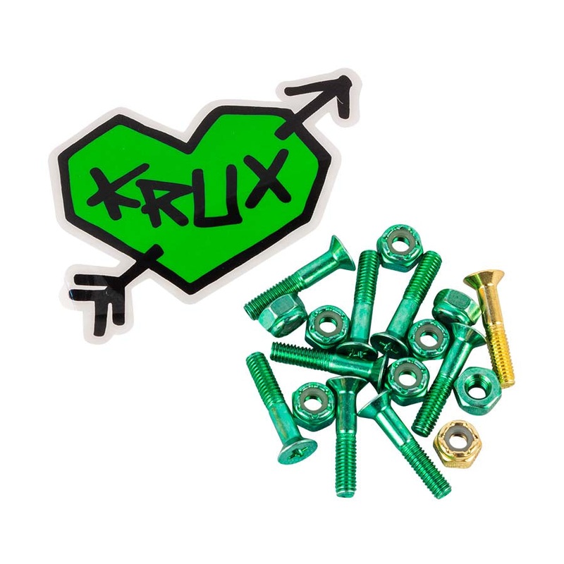 Krux Krome Hardware 1″ Phillips – Green