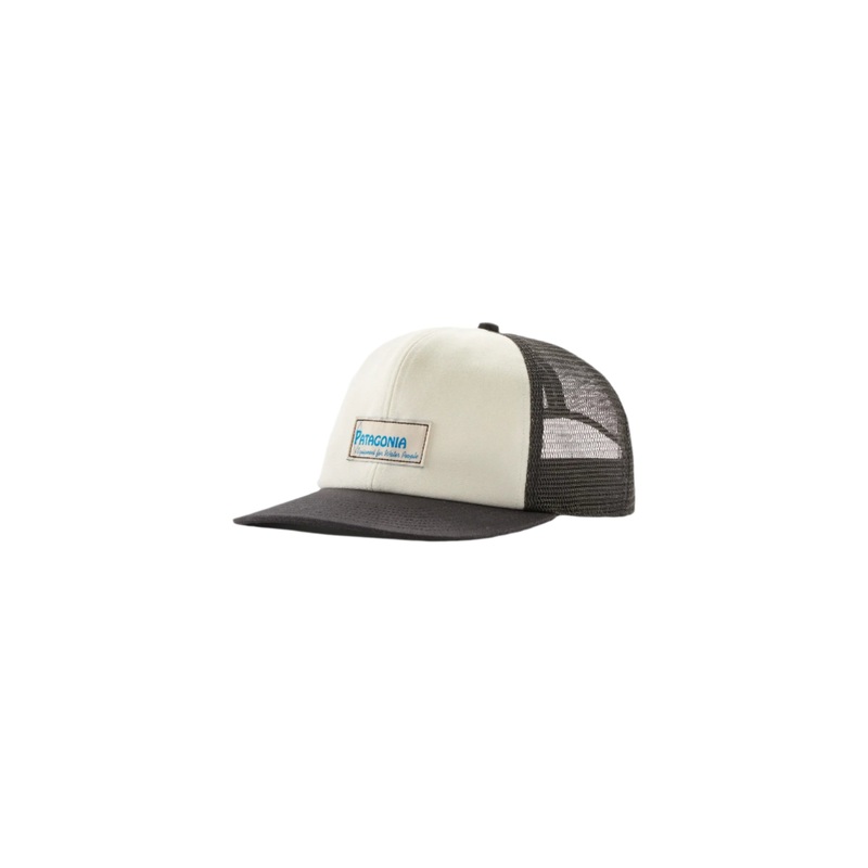 Patagonia Relaxed Trucker Hat Water People Label: White