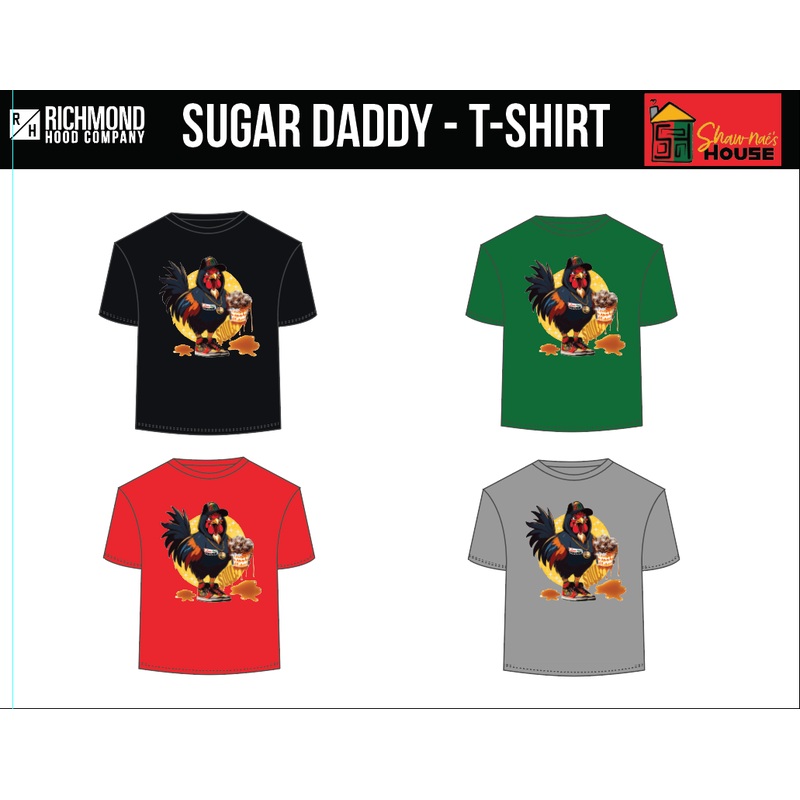 SH Sugar Daddy T Shirt – Grey Small