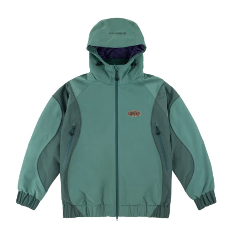 Souvenir Baggy Lightweight Jacket – Moss X-Small