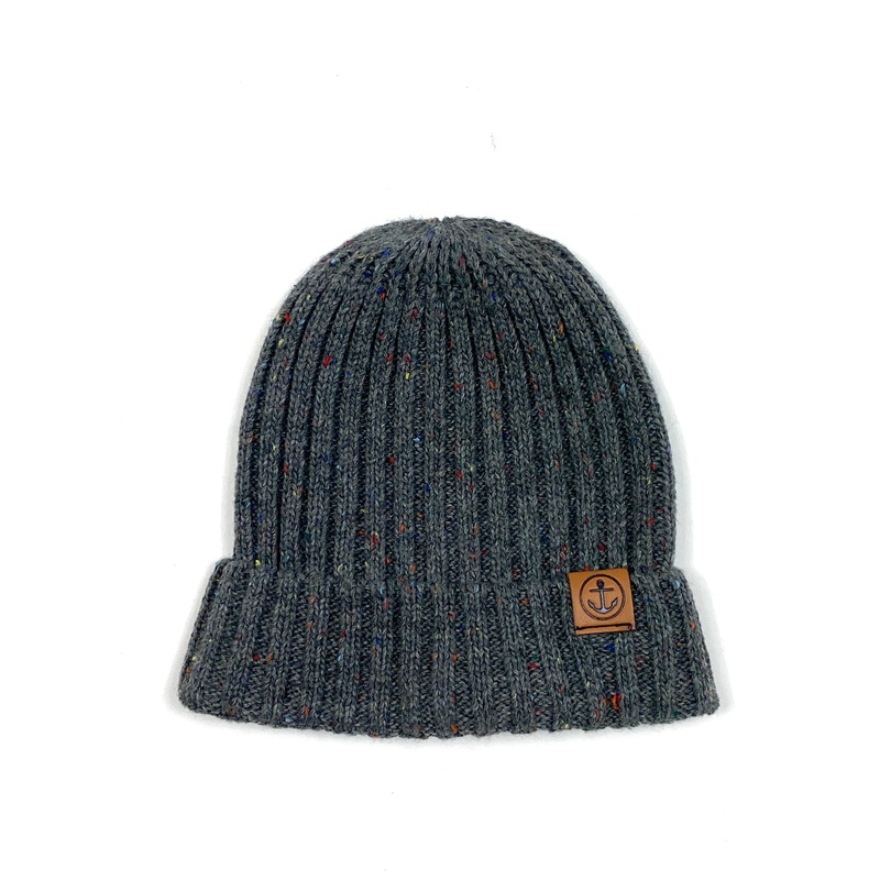 Speckled Beanie – Kids / Youth – Grey
