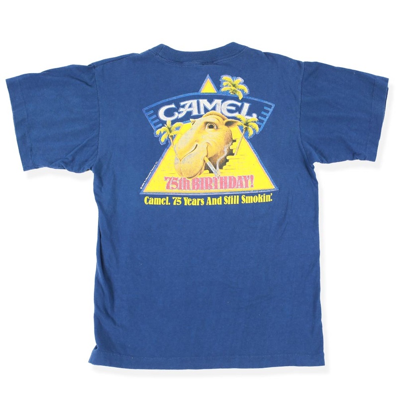 Vintage Camel Cigarettes Smokin’ Joe Tee Blue L