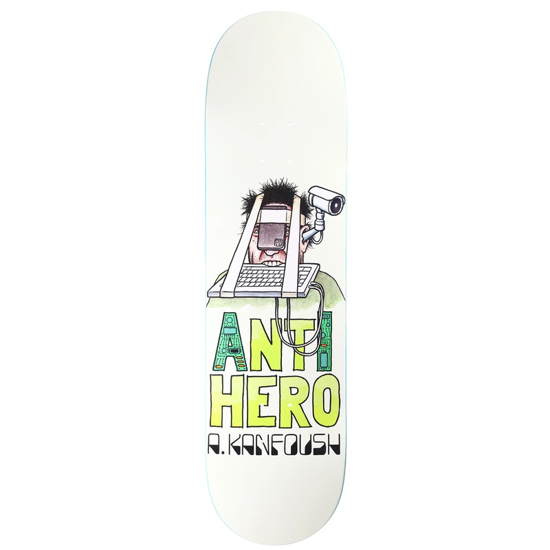 ANTIHERO DECK KANFOUSH ANTI INTELLIGENCE (8.4″) 8.4″