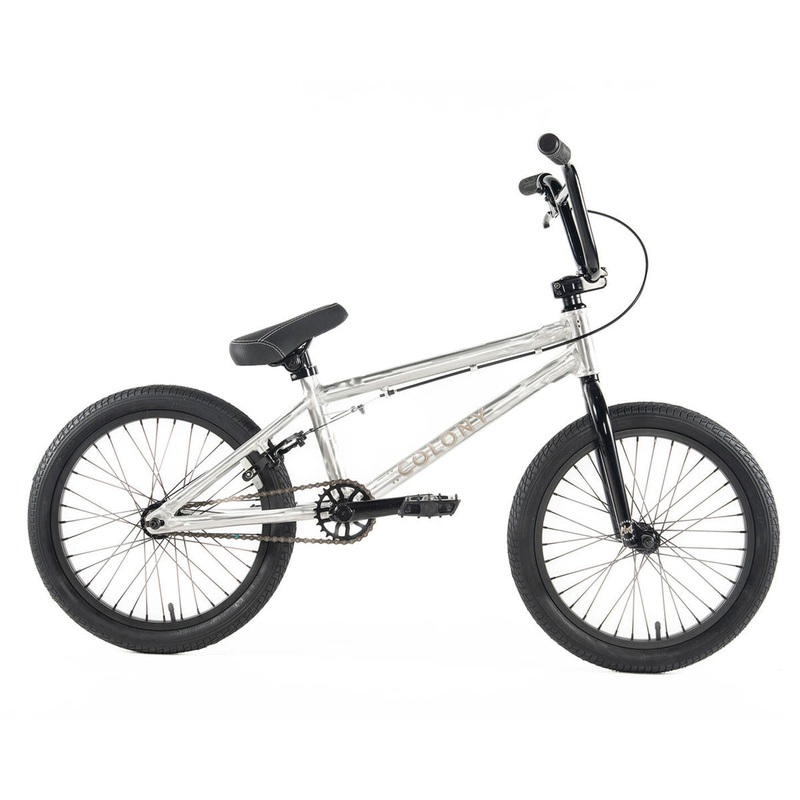 Colony Horizon 18″ Complete BMX Bike – Clear Polished