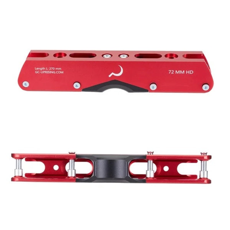 Ground Control HD2 H-Block Aluminum Frames 72mm – Red 261mm