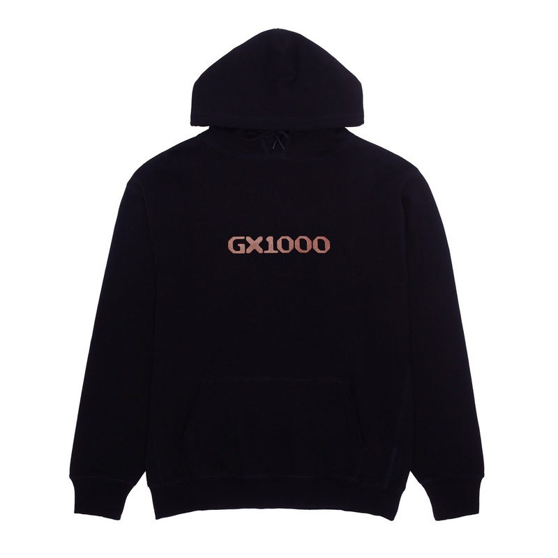 GX1000 OG Logo Hooded Sweatshirt S Black/Brown