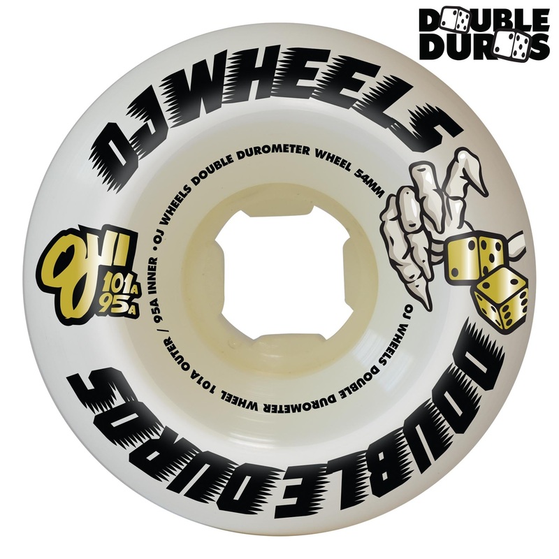 OJ WHEELS DOUBLE DUROMETER MINI COMBO 101A/95A (53MM/54MM/56MM/58MM) 53MM