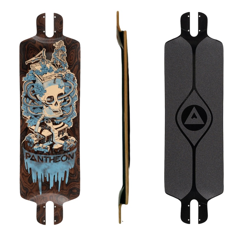 Pantheon: Pranayama Gas Guzzler Longboard Skateboard Deck