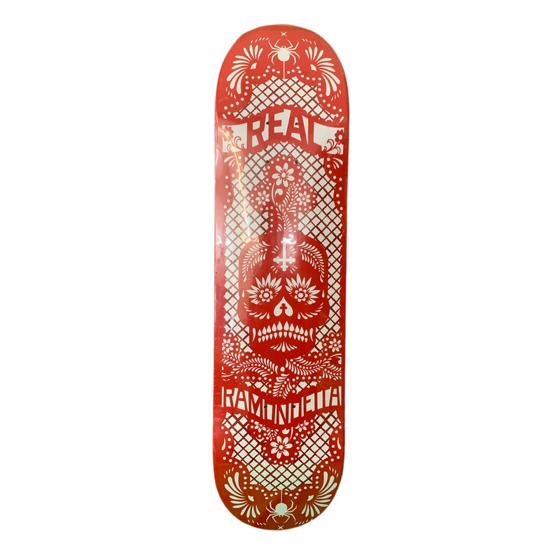 Real Peter Ramondetta Red Skull 7.75″ Classic Skateboard Deck