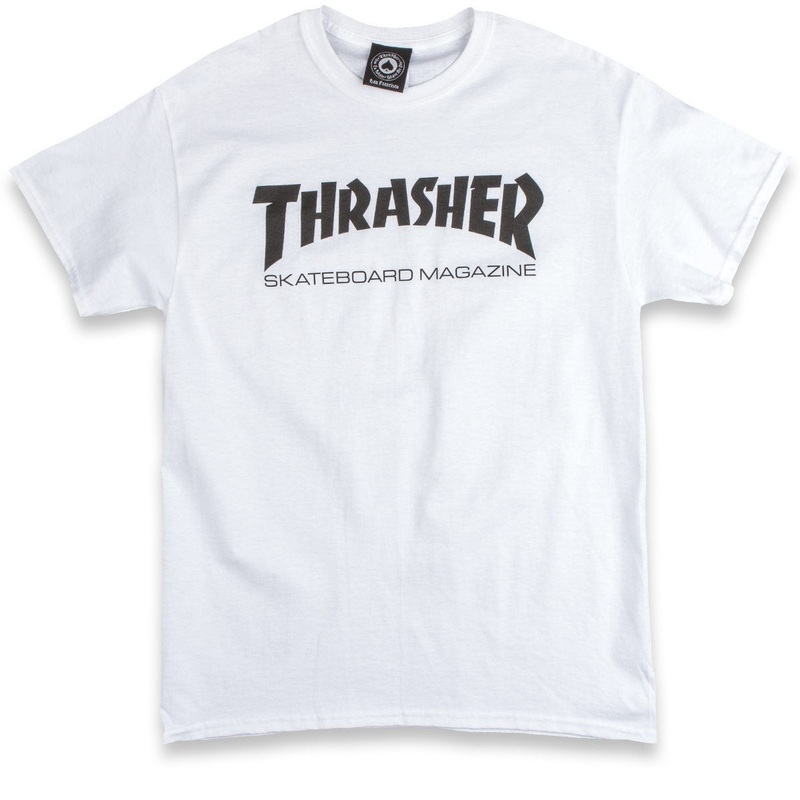 THRASHER SKATE MAG TEE WHITE SMALL