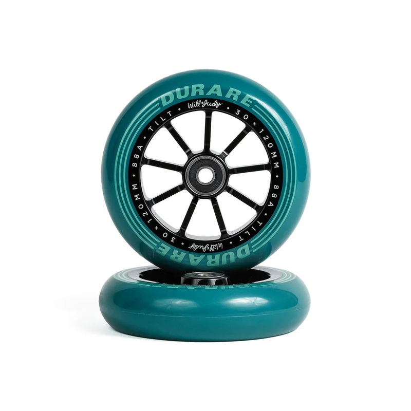 Tilt Durare Selects Will Judy Wheels 30x120mm – Midnight Teal (Pair)