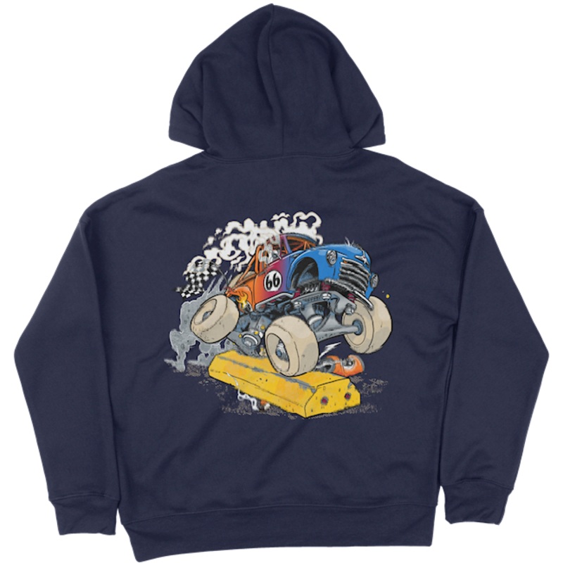 Ace – Monster Truck – Hoodie Large Navy
