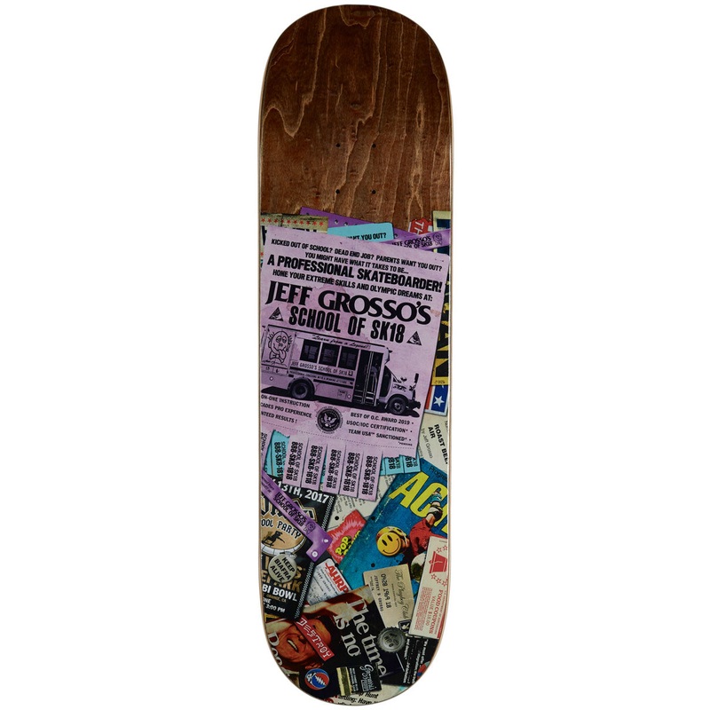 ANTIHERO DECK – GROSSO ONE OFF SK-18 (8.75″) 8.25″