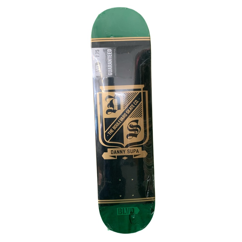 Boulevard Danny Supa Crest 7.75″ Classic Skateboard Deck