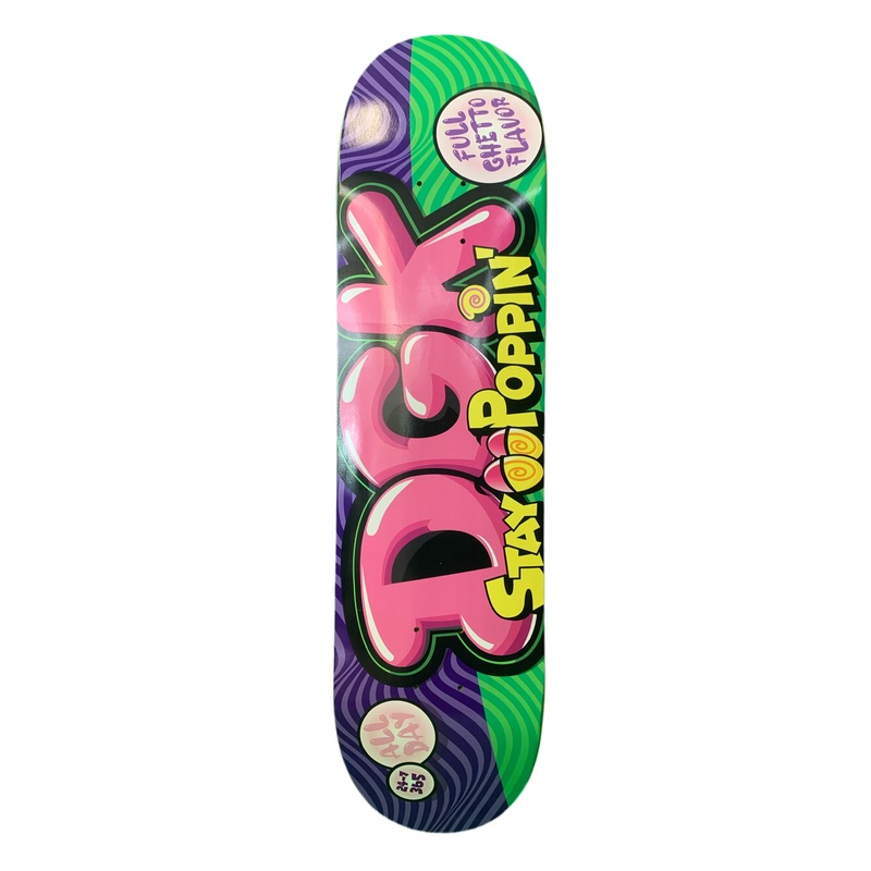 DGK Stay Poppin Gum Wrapper 7.9″ Classic Skateboard Deck