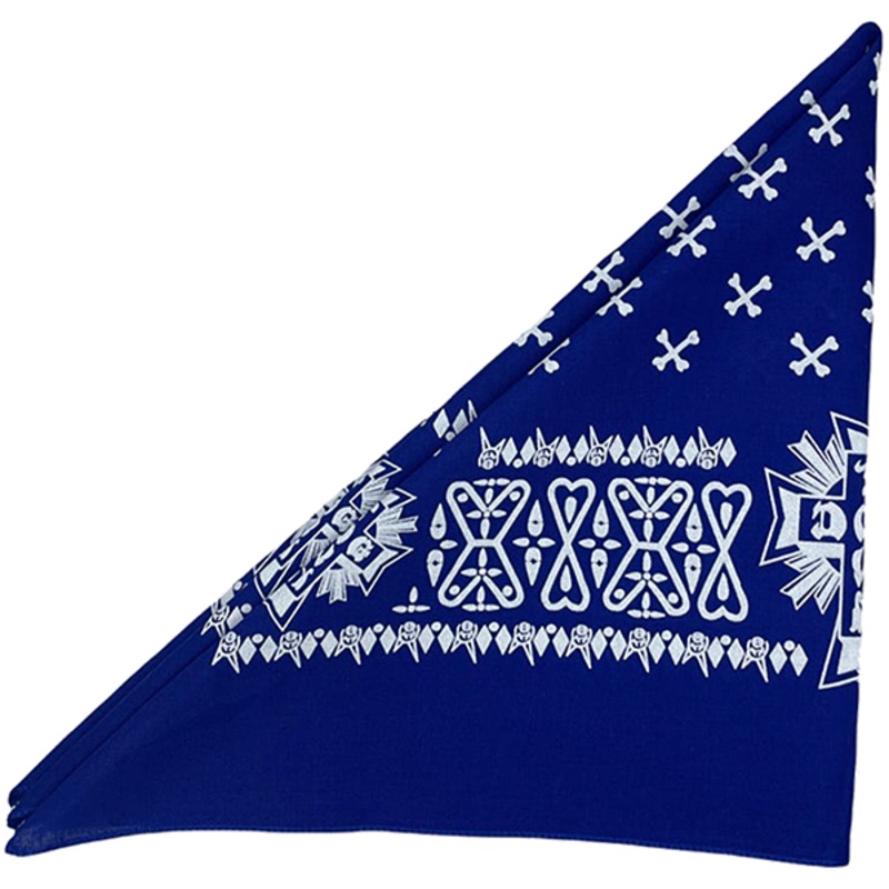 DOGTOWN CROSS BANDANA ROYAL BLUE