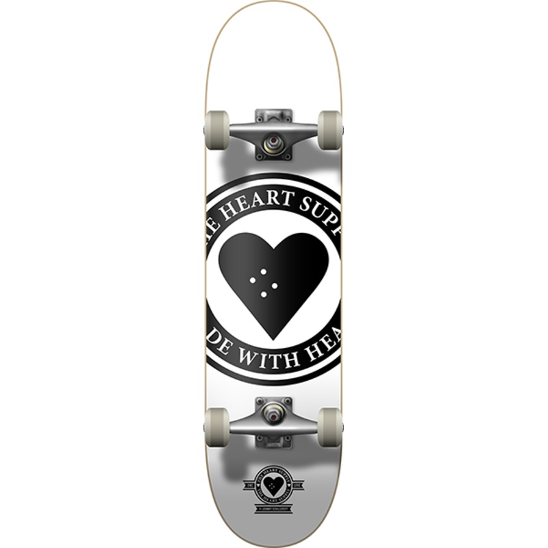 HEART SUPPLY BADGE LOGO COMPLETE 7.75″ BLACK