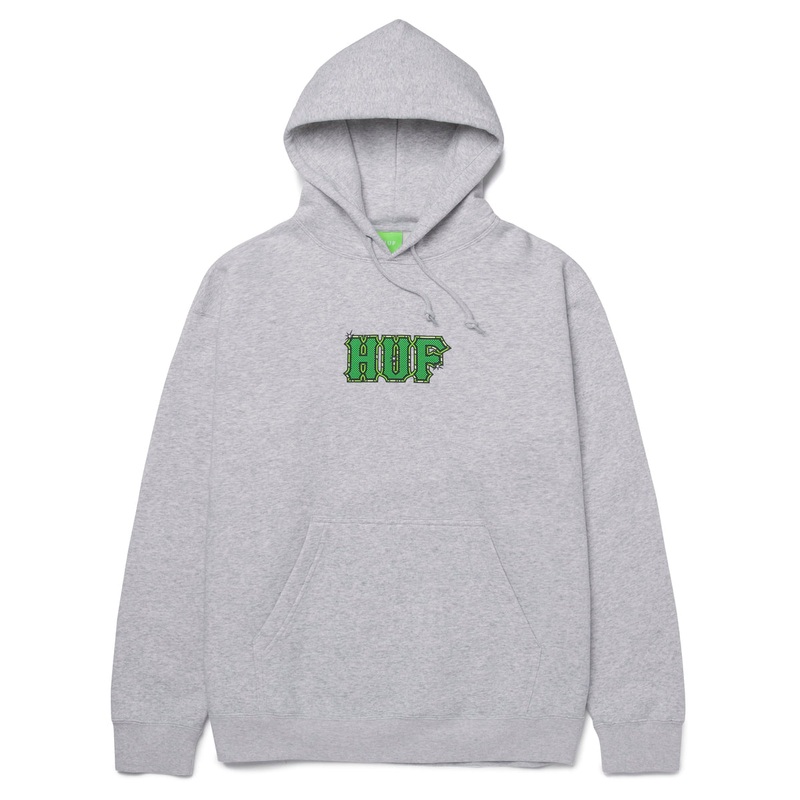 HUF AMAZING H PULLOVER HOOD ATHLETIC HEATHER MEDIUM