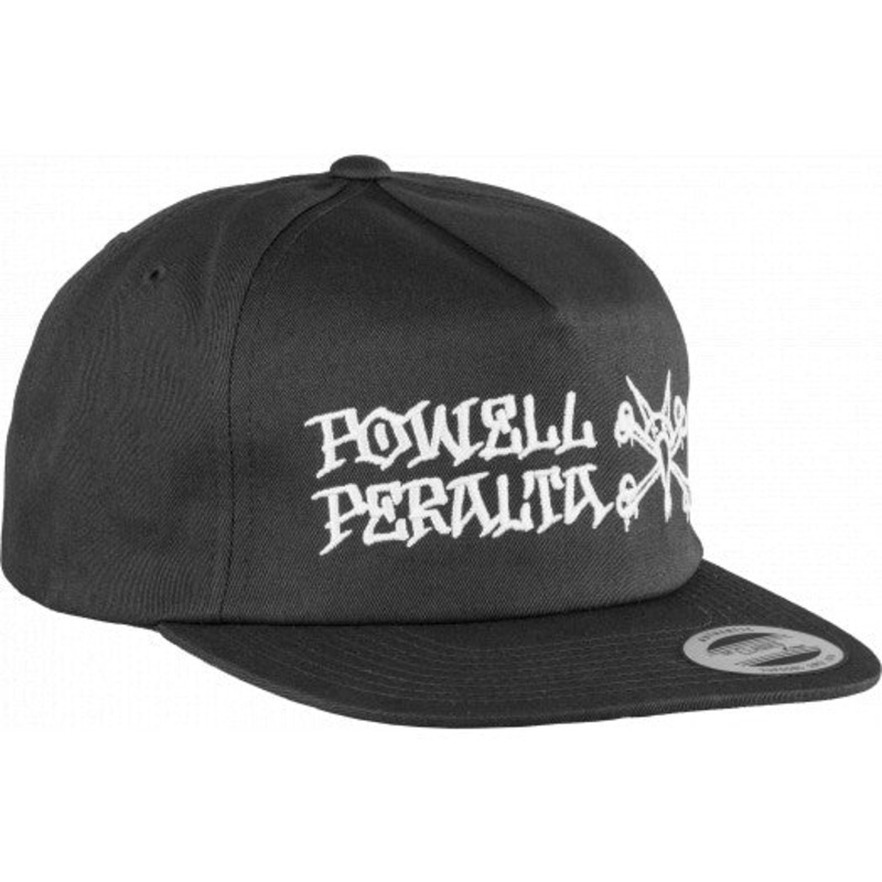 POWELL PERALTA CAP SNAPBACK – RAT BONES BLACK