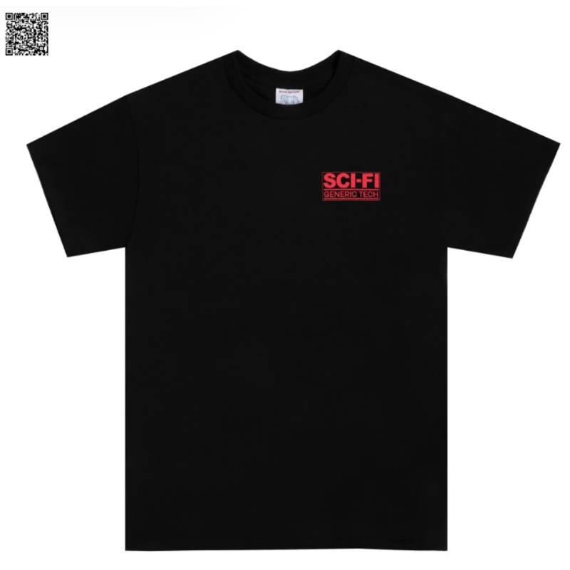 Sci-Fi Fantasy Generic Tech T-Shirt – Black Small
