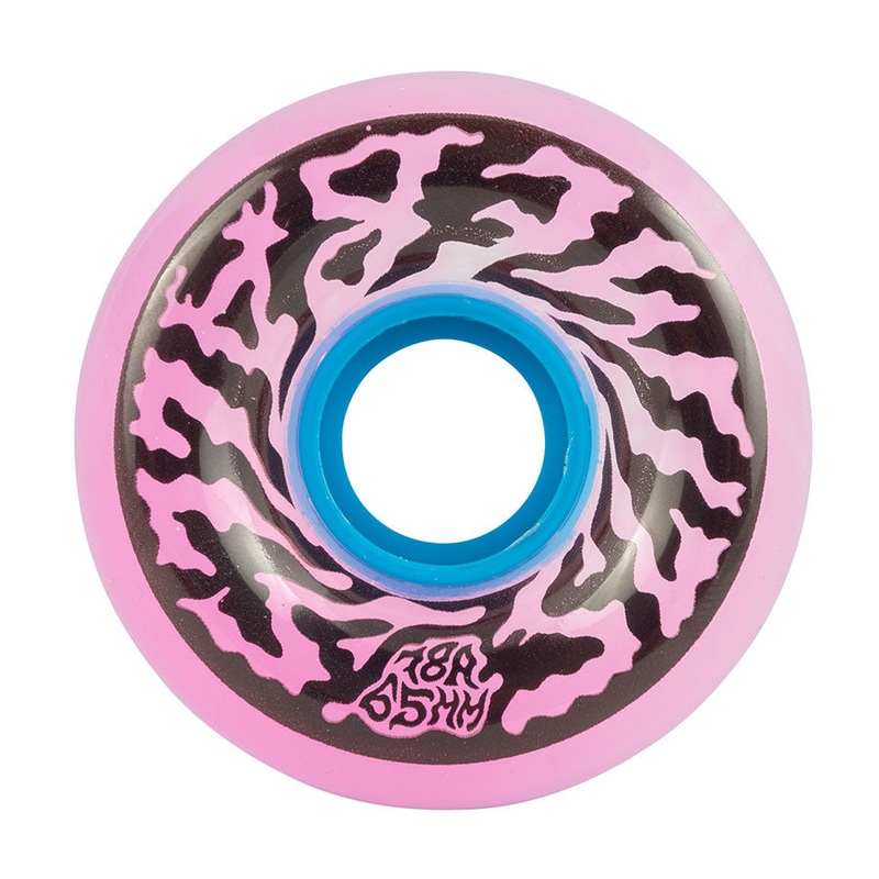 Slime Balls Swirly Wheels 65mm 78a – Trans Pink Swirl (Set of 4)