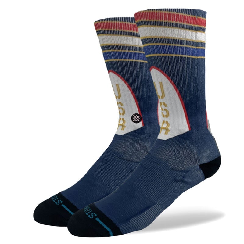 Stance Fourth 2024 Navy Crew Socks L