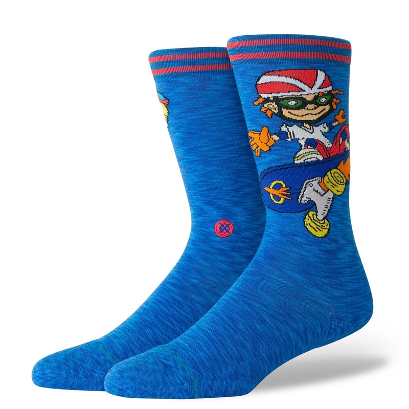 STANCE SOCKS X ROCKET POWER REGGIE AND OTTO CREW ROYAL MEDIUM