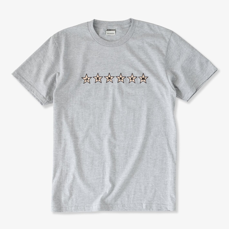 6 Star Tee (Heather Grey) MEDIUM