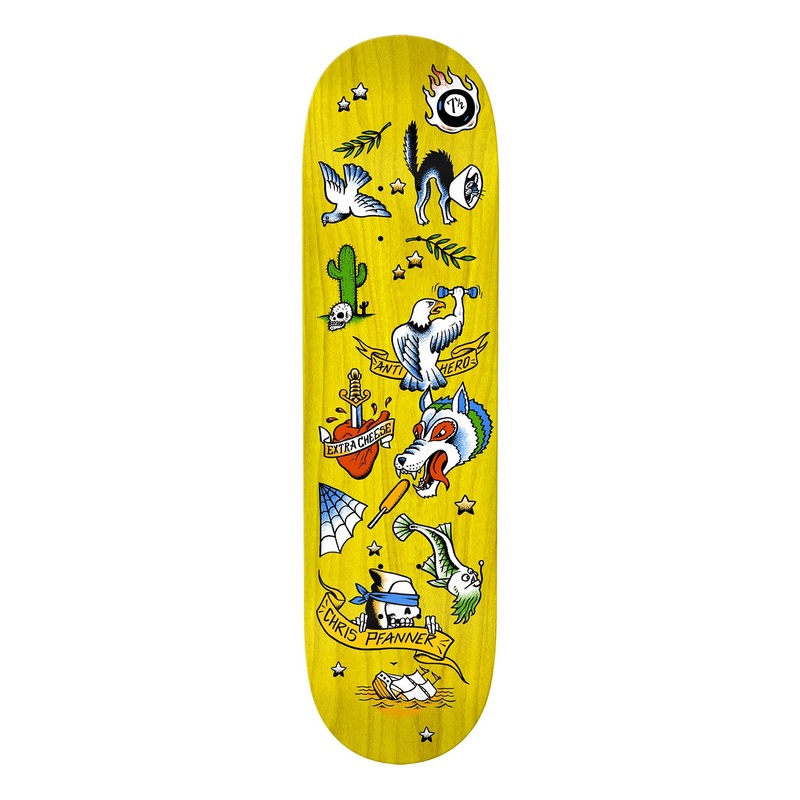 Antihero Chris Pfanner No Regerts Deck 8.25″ Random