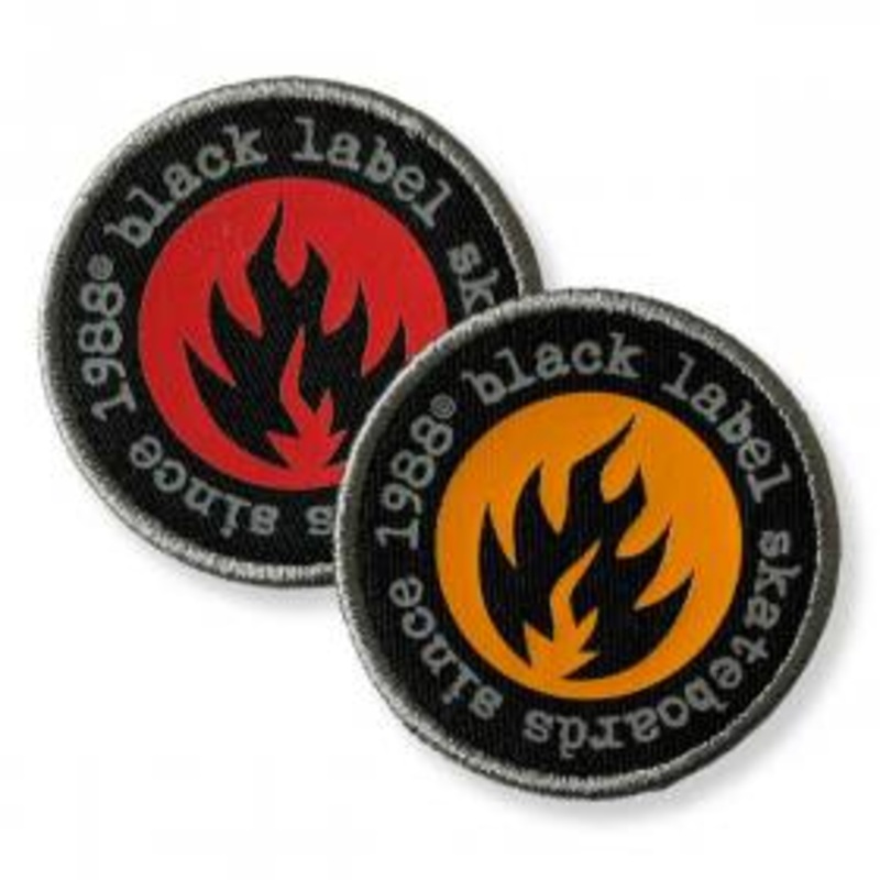 BLACK LABEL CIRCLE FLAME PATCH