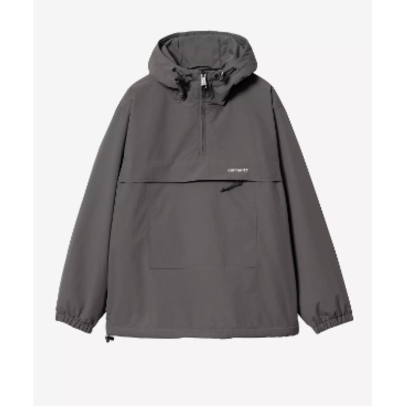 Carhartt WIP Windbreaker Pullover – Graphite/White Small