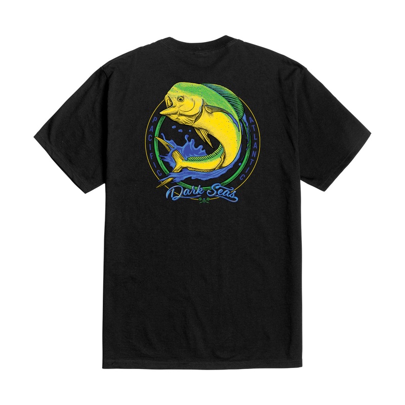 DARK SEAS ON THE RUN T-SHIRT BLACK MEDIUM
