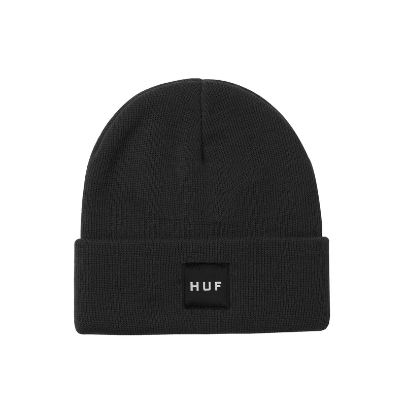 HUF BOX LOGO BEANIE BLACK