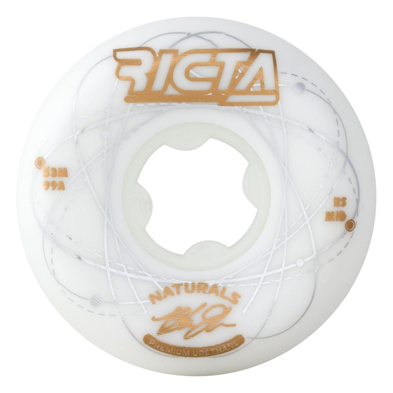 RICTA WHEELS JOHNSON ORBITAL NATURALS WHITE/GOLD MID 99A (53MM) 53MM