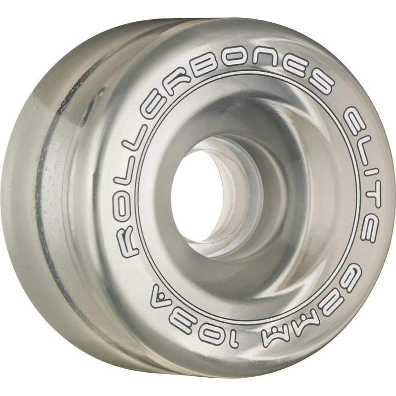 Rollerbones Art Elite Competition Wheels 62mm 103a – Clear (Set of 8)