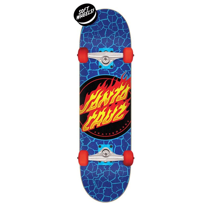 SANTA CRUZ COMPLETE FLAME DOT MICRO (7.5″ X 30″) 7.5″