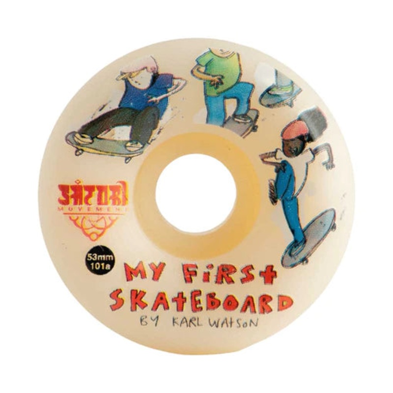SATORI WHEELS – WATSON – MY FIRST SKATEBOARD 101A (53MM)