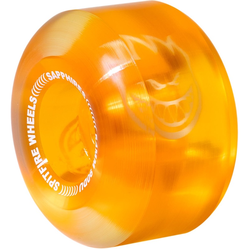 Spitfire Wheels Sapphire Cruiser 54mm 90a – Clear/Orange (Set of 4)