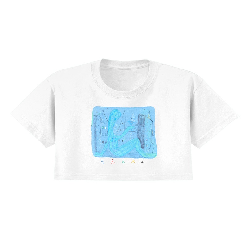 There City Life Crop T-Shirt XS White