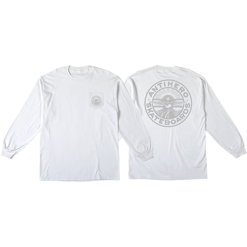 AH STAY READY DBL POCKET LS WHT S