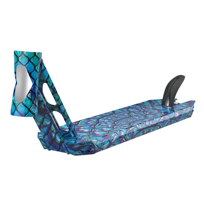 Fuzion Entropy 2.0 Scooter Deck 4.75×19.5 – Dragon Scale