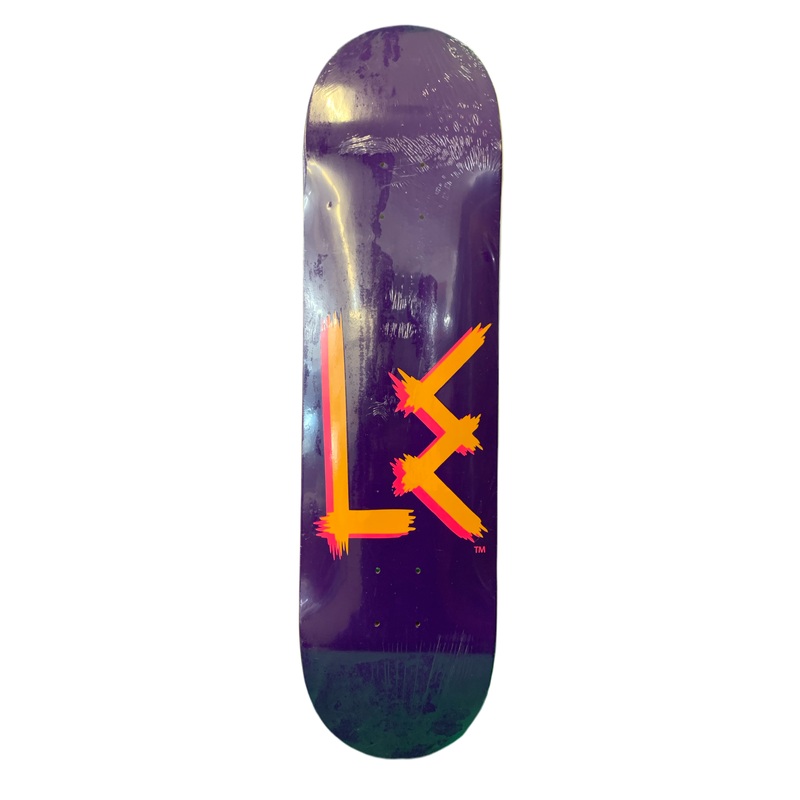 Life Extension Logo Purple/Yellow 8.25″ Classic Skateboard Deck