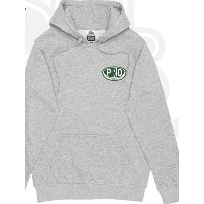 Pro Skates Small Proval Hooded Sweater – Grey/Forest/White Small