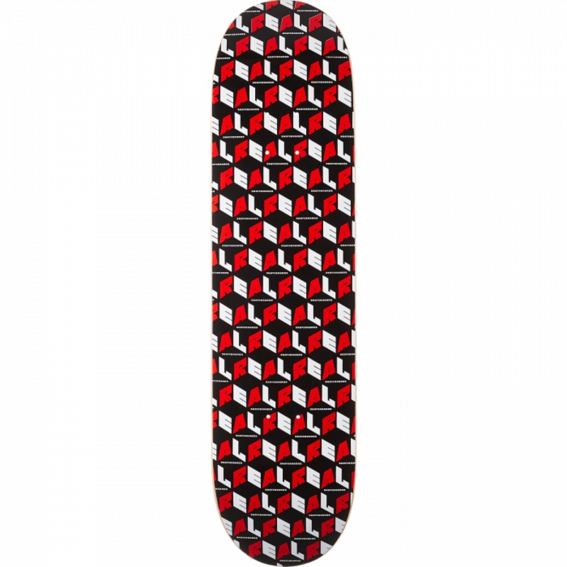 Real City Blocks PP Skateboard Deck – 8.06 Red