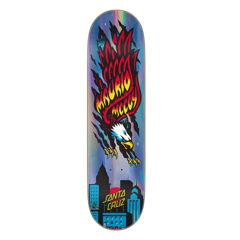 Santa Cruz McCoy Ripping Eagle VX Twin Skateboard Deck – 8.25