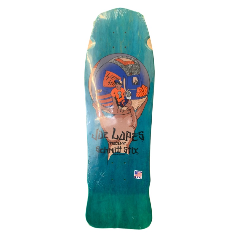 Schmitt Stix Joe Lopes Pro Model 9.75″ Blue Classic Skateboard Deck