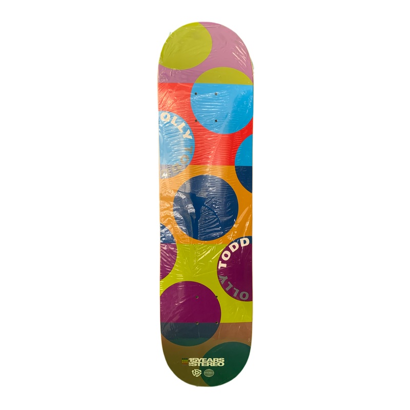Stereo Olly Todd 15 Years Of Stereo Polka Dots 7.75″ Classic Skateboard Deck