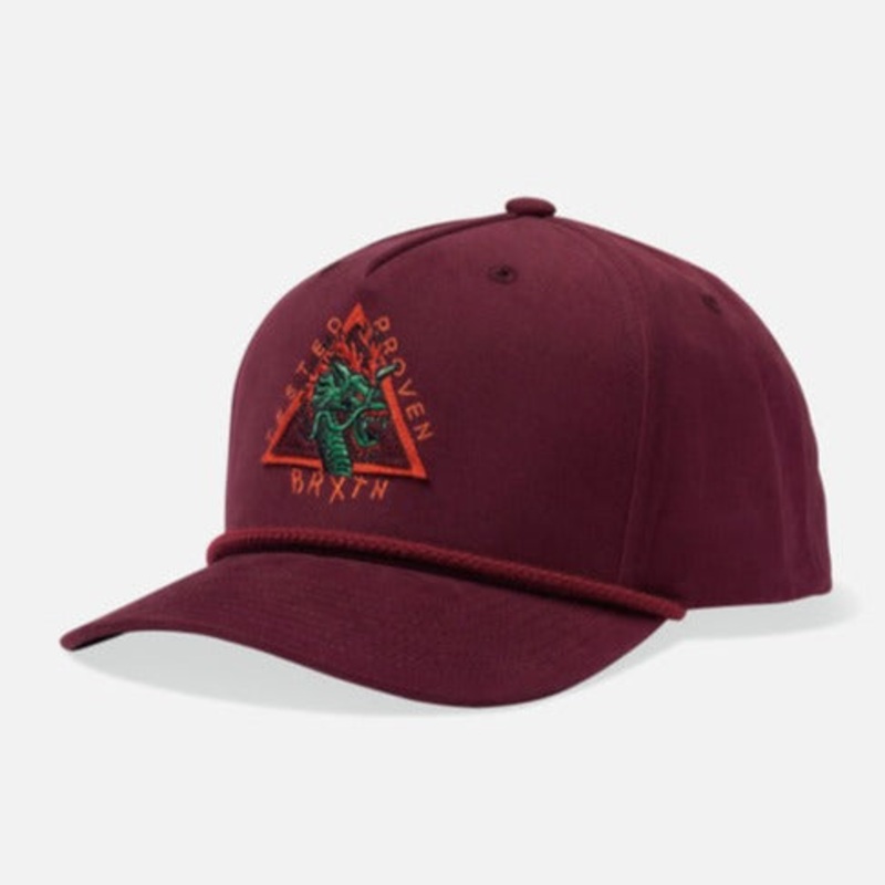 BRIXTON PUFF C MP SNAPBACK MAHOGANY