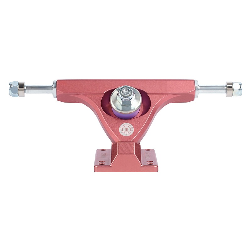 Caliber III: 125mm Precision 50 Raked Pink Longboard Truck