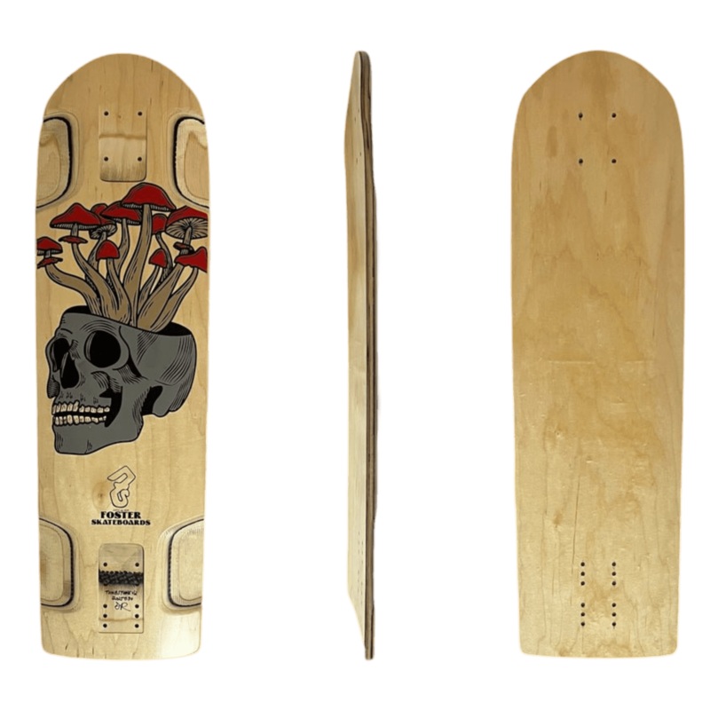 Foster: Tombstone V2 Longboard Skateboard Deck